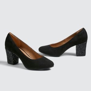 Dream Cloud Glitter Heel Pump - Lane Bryant